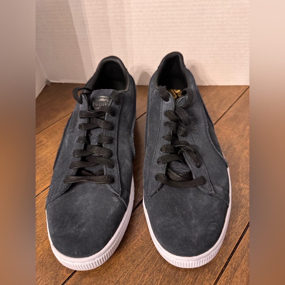 Puma Suede Classic Exposed Seams sneakers in navy